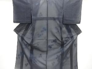 未使用品　紗楓模様織り出し着物